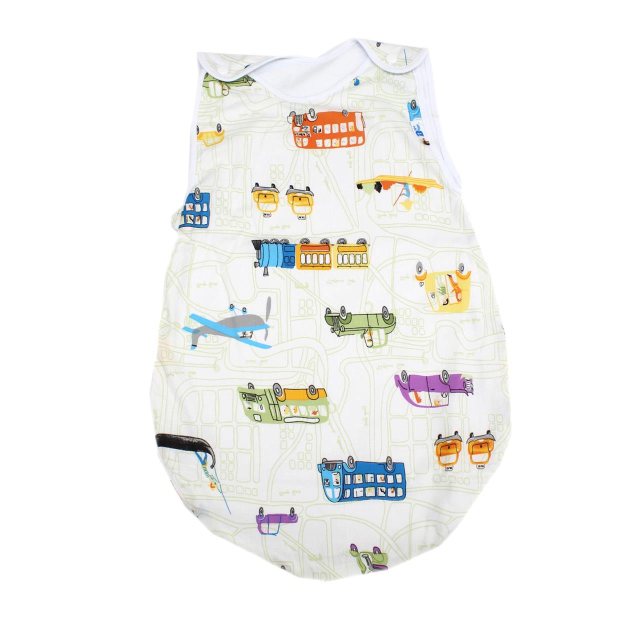 Poza Sac Dormit Multicolor, Bumbac, Masinute - BL334 [1]