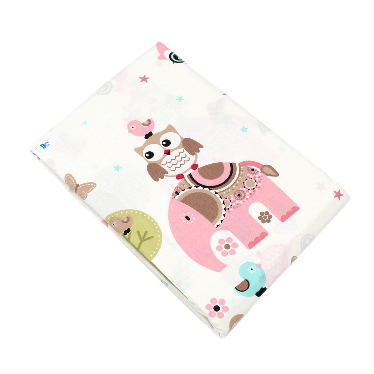 Poza Set Lenjerie Multicolor, Bumbac, 1 x Set lenjerie, 2, Fete, Bufnita, Capse - BL339 [2]