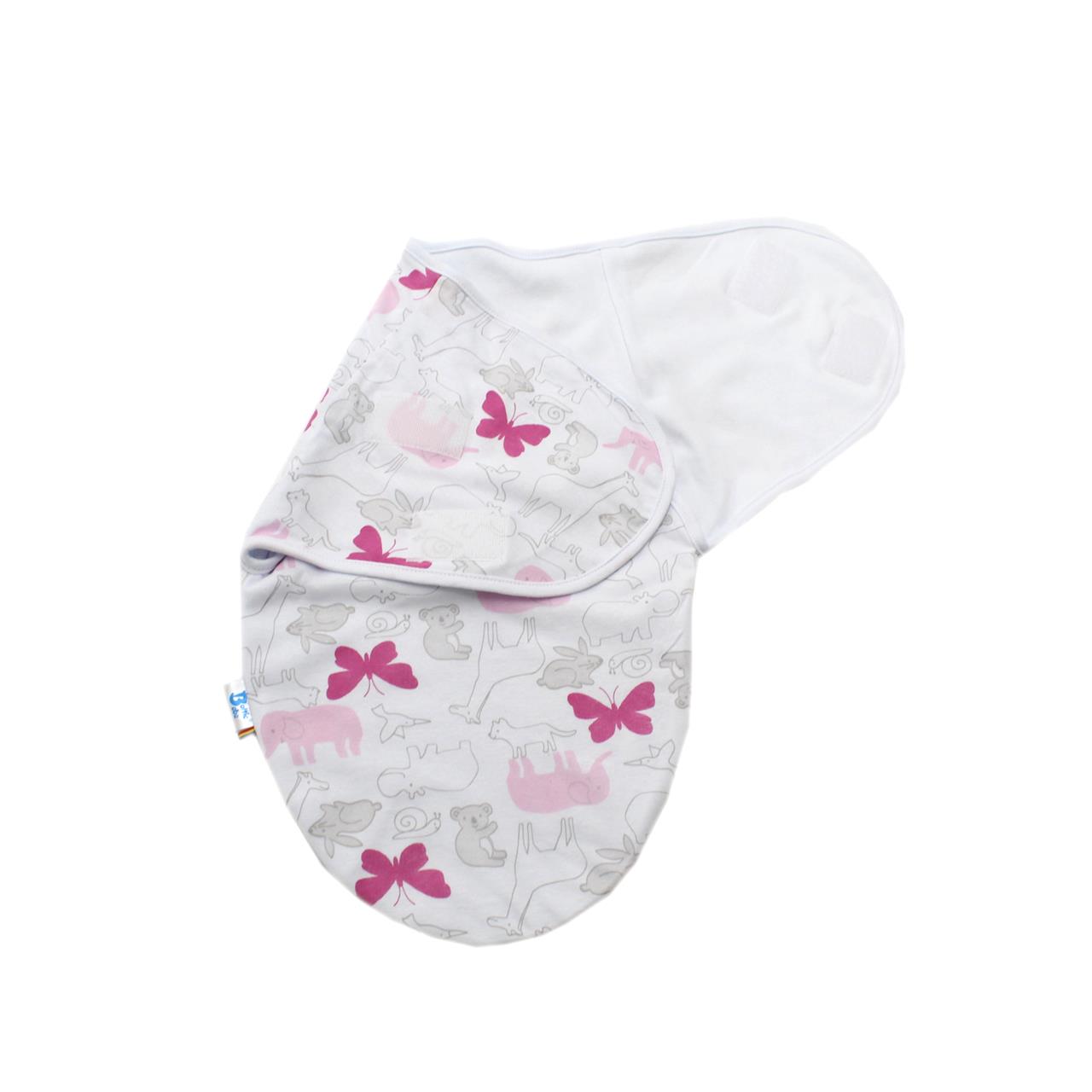 Poza Sistem Infasare Bumbac, Alb/Roz, Fluturasi - BL349W [2]