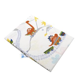 Poza Cearceaf Multicolor, Bumbac, 1 x Cearceaf, Dinozauri, Banda elastica - BL354 [1]