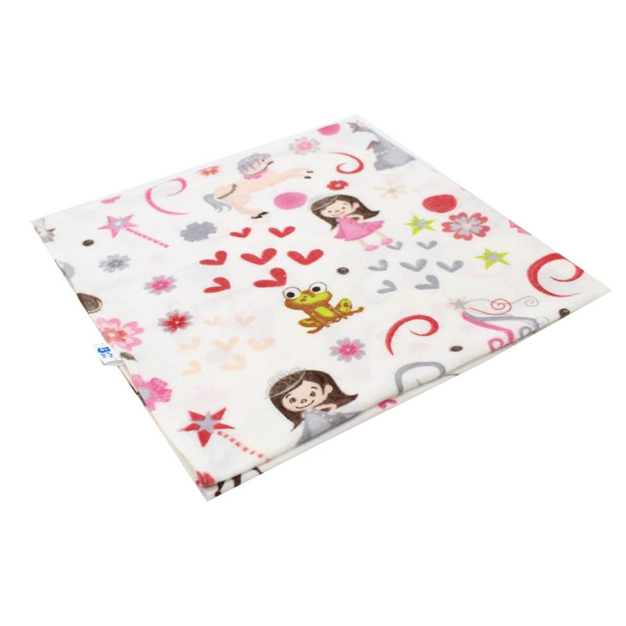 Poza Scutec Bumbac, Refolosibil, Alb/Roz, Fete, Broscuta - BL362 [2]