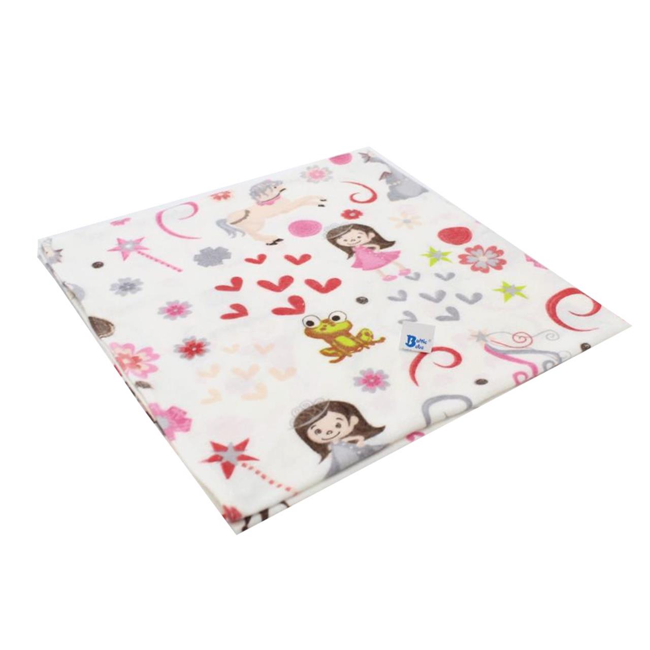 Poza Scutec Bumbac, Refolosibil, Alb/Roz, Fete, Broscuta - BL362 [3]