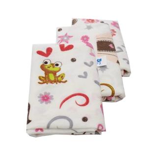 Poza Scutec Bumbac, Refolosibil, Alb/Roz, Fete, Broscuta - BL362 [1]