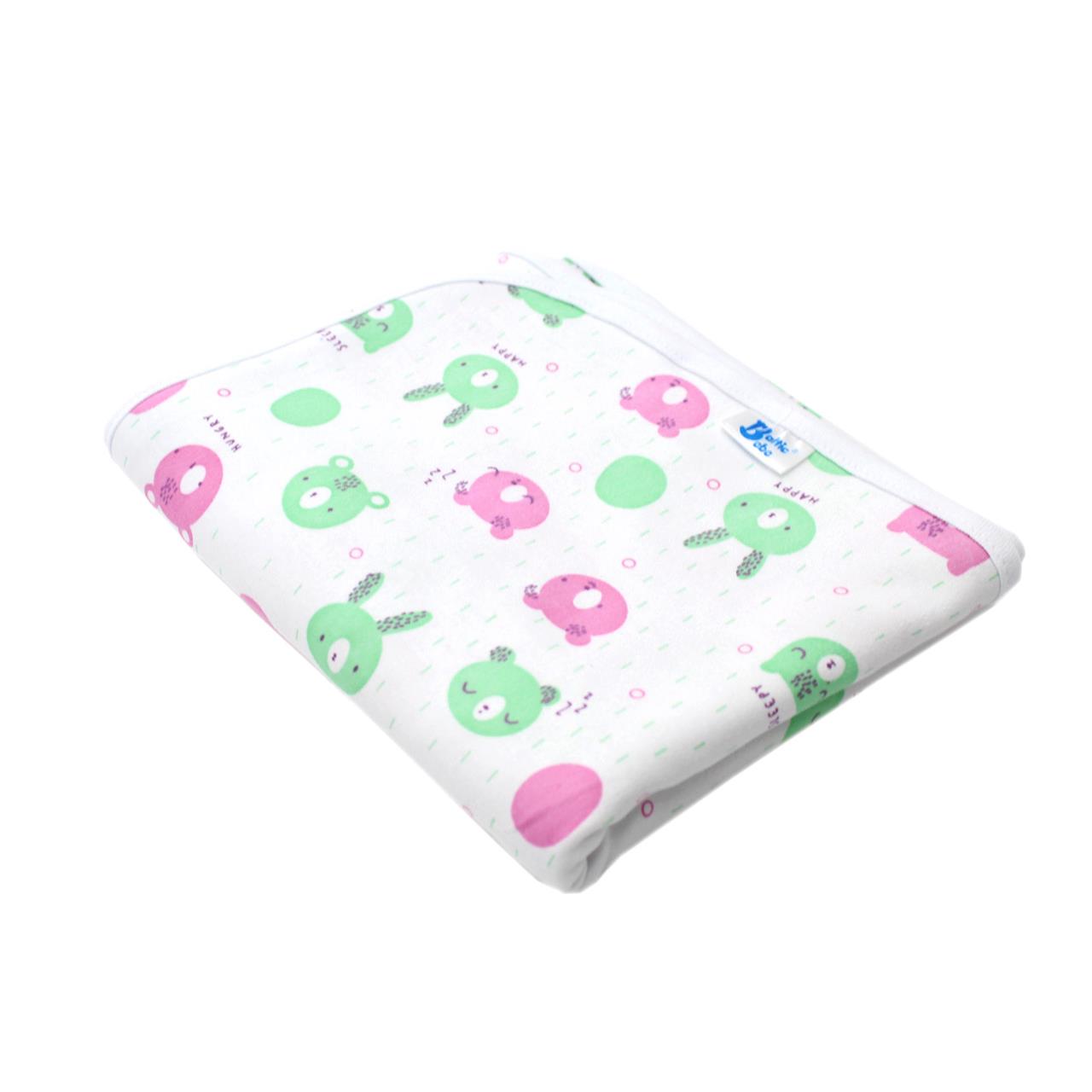 Poza Paturica Verde, Bumbac, 0 +, Ursulet - BL364S [1]