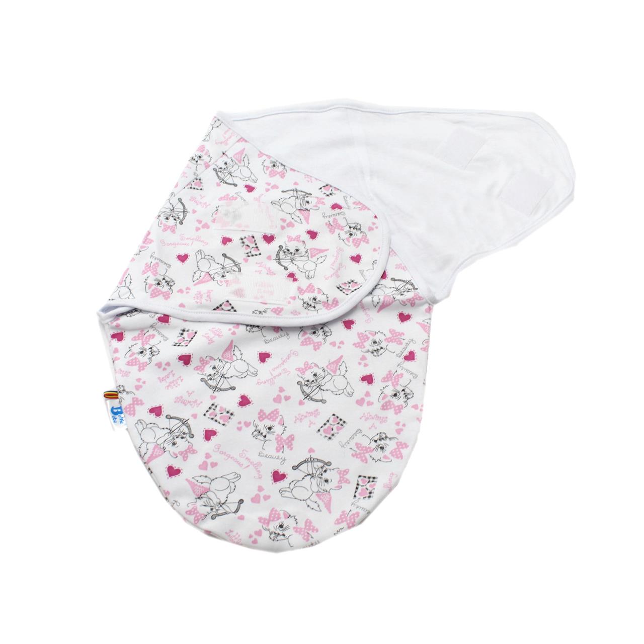 Poza Sistem Infasare Bumbac, Alb/Roz, Pisica - BL373 [2]