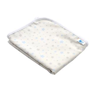 Poza Paturica Alb/Albastru, Bumbac, 0 +, Stele - BL384 [1]