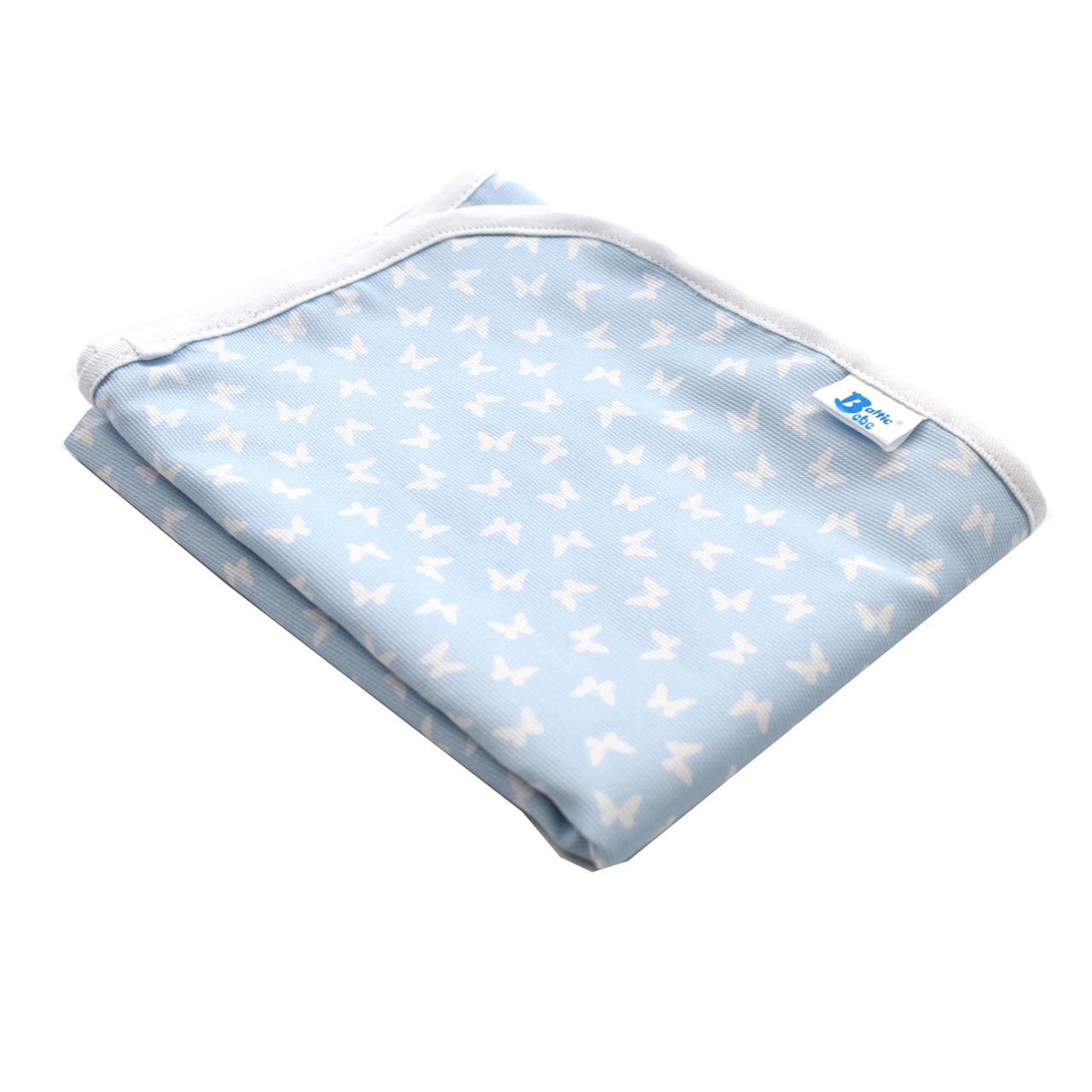 Poza Paturica Albastru, Bumbac, 0 +, Fluturasi - BL385 [1]