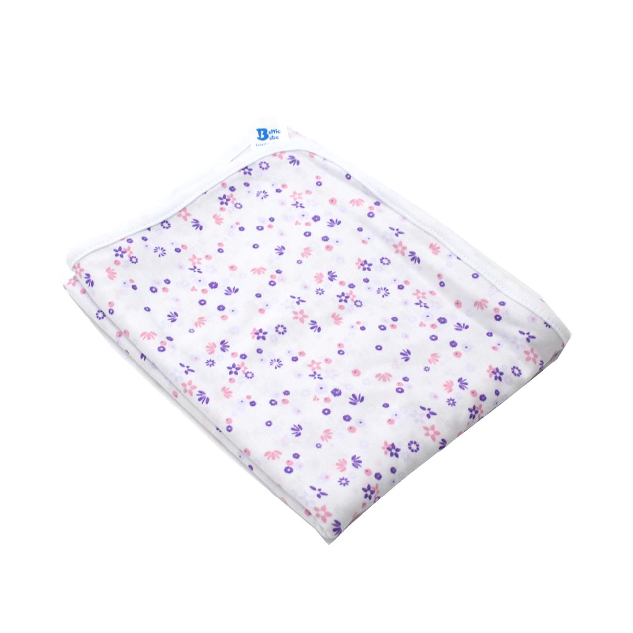 Poza Paturica Mov, Bumbac, 0 +, Floricele - BL398S [1]