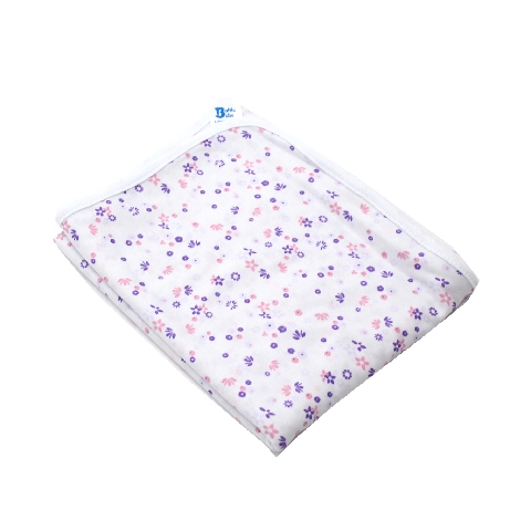 Poza Paturica Mov, Bumbac, 0 +, Floricele - BL398S [1]