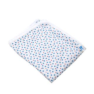 Poza Paturica Alb/Albastru, Bumbac, 0 +, Stelute - BL399S [1]