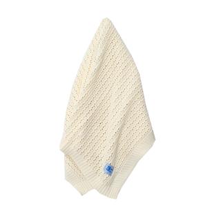 Poza Paturica Ecru, Bumbac, 0-2 ani, Snur - BL408 [1]