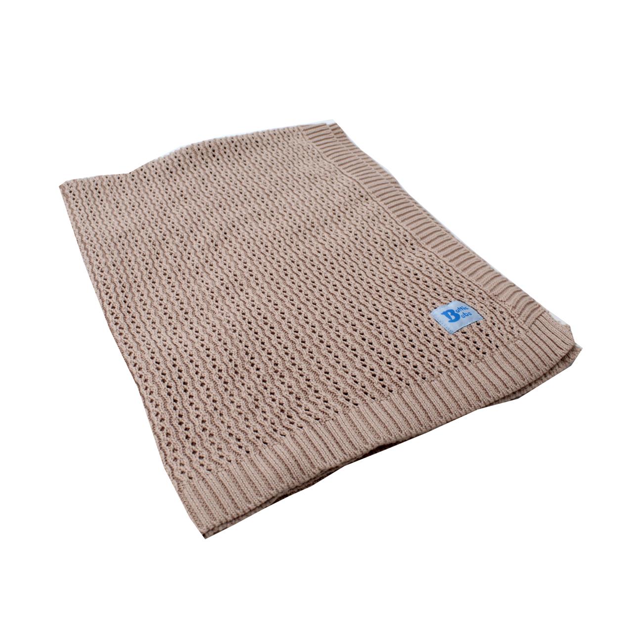 Poza Paturica Maro, Bumbac, 0-2 ani, Snur - BL409 [2]