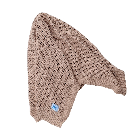 Poza Paturica Maro, Bumbac, 0-2 ani, Snur - BL409 [1]