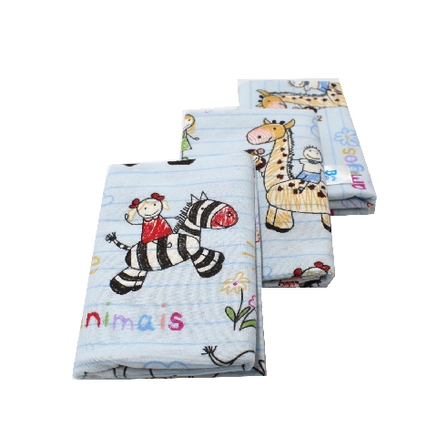 Poza Scutec Bumbac, Refolosibil, Bleu, Baieti, Desen - BL420 [1]