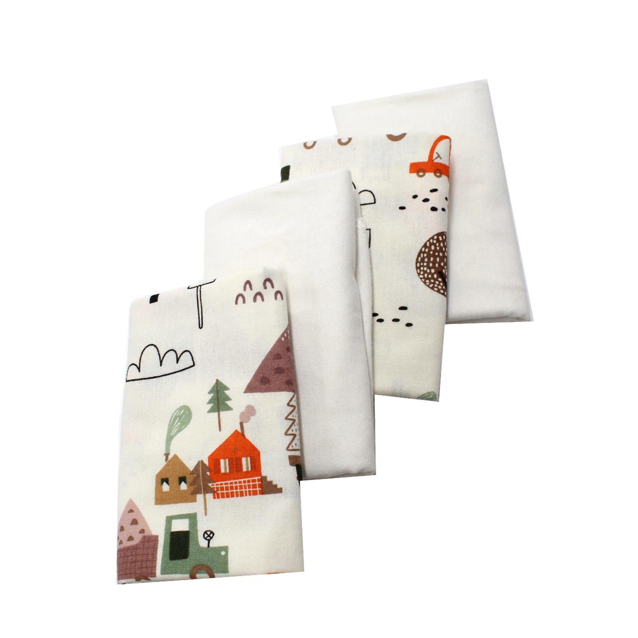 Poza Scutec Bumbac, Refolosibil, Mulicolor, Baieti, Casuta - BL424 [1]