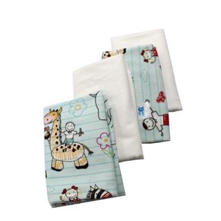 Poza Scutec Bumbac, Refolosibil, Verde, Fete, Desen - BL426 [1]