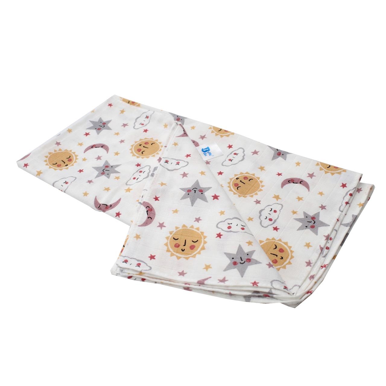 Poza Scutec Bumbac, Refolosibil, Mulicolor, Fete, Soare - BL433 [2]