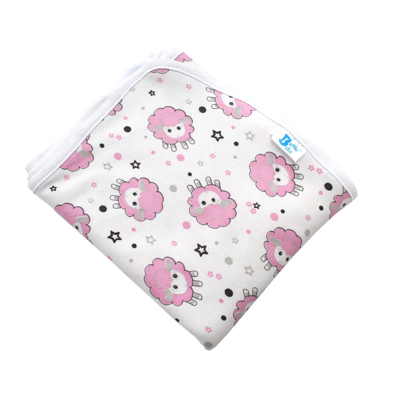 Poza Paturica Alb/ Roz, Bumbac, 0 +, Oite - BL451 [1]