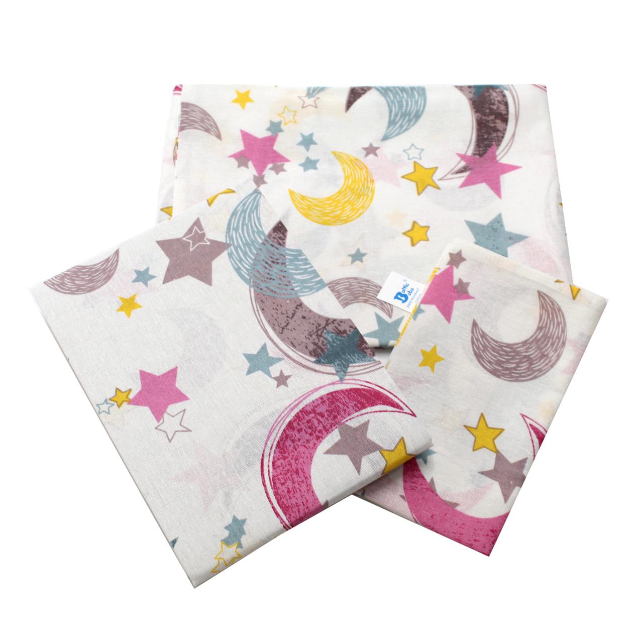 Poza Set Lenjerie Multicolor, Bumbac, 3, Fete, Stele, Capse - BL458 [1]