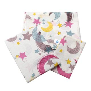 Poza Set Lenjerie Multicolor, Bumbac, 3, Fete, Stele, Capse - BL458 [1]