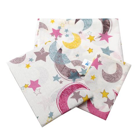 Poza Set Lenjerie Multicolor, Bumbac, 3, Fete, Stele, Capse - BL458 [1]