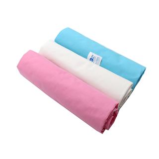 Poza Cearceaf Alb/Roz/Blue, Bumbac, 3 x Cearceaf, Universal, Banda elastica - BL473 [1]