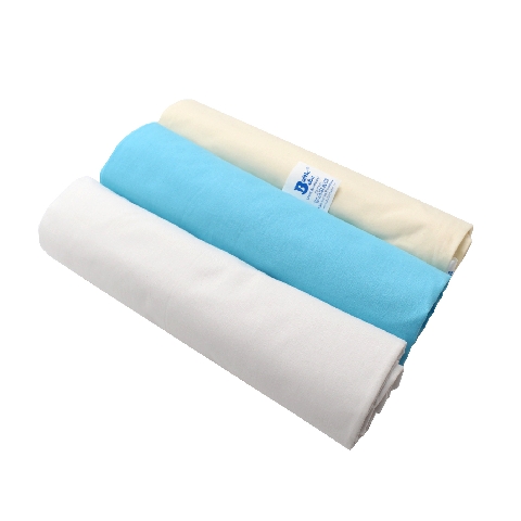 Poza Cearceaf Alb/Bleu/Ivory, Bumbac, 3 x Cearceaf, Universal, Banda elastica - BL474 [1]
