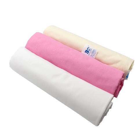 Poza Cearceaf Alb/Roz/Ivory, Bumbac, 3 x Cearceaf, Universal, Banda elastica - BL475 [1]