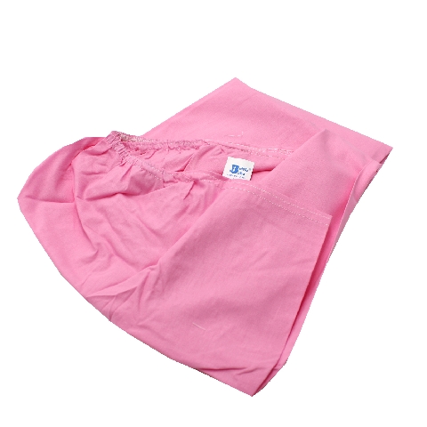 Poza Cearceaf Roz, Bumbac, 1 x Cearceaf, Universal, Banda elastica - BL478 [1]