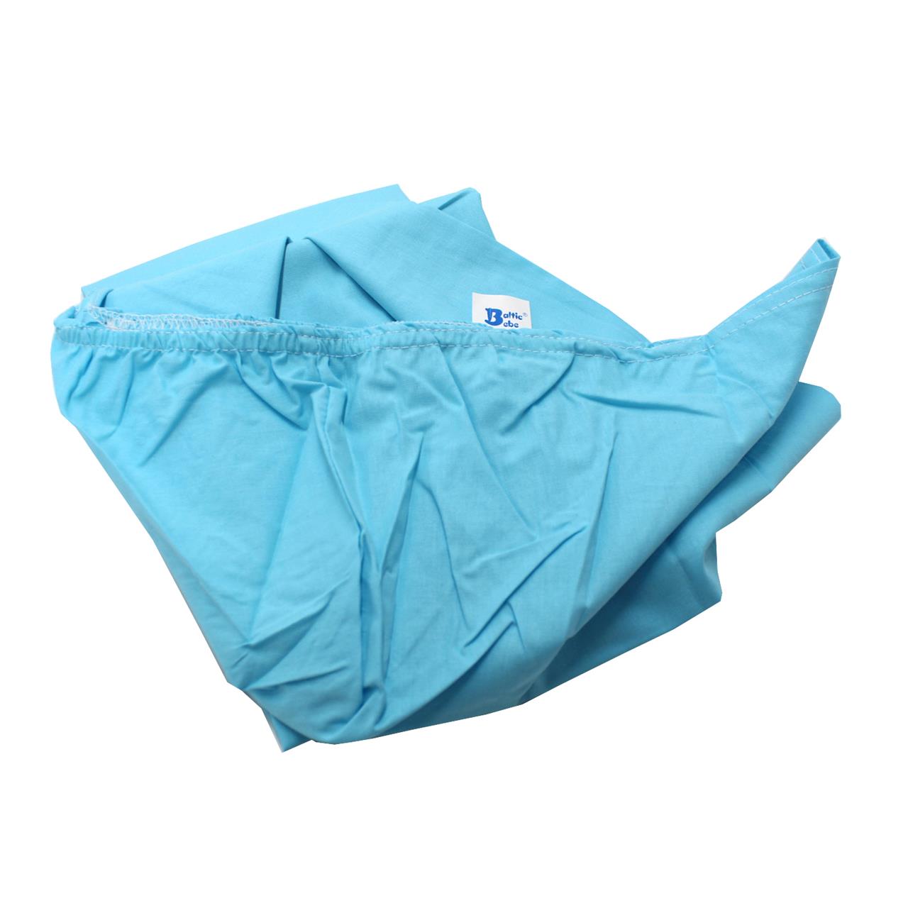 Poza Cearceaf Bleu, Bumbac, 1 x Cearceaf cu elastic, Universal, Banda elastica - BL479 [2]