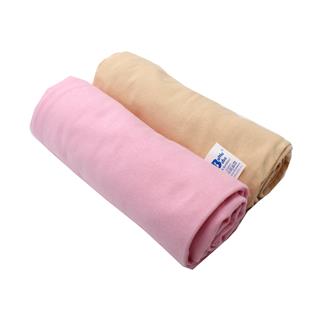 Poza Cearceaf Crem/Roz, Bumbac, 2 x Cearceaf, Universal, Banda elastica - BL484 [1]