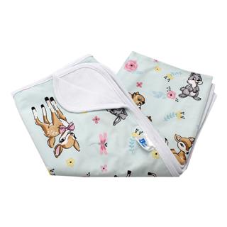 Poza Paturica Verde, Bumbac, 0 +, Animale - BL496 [1]