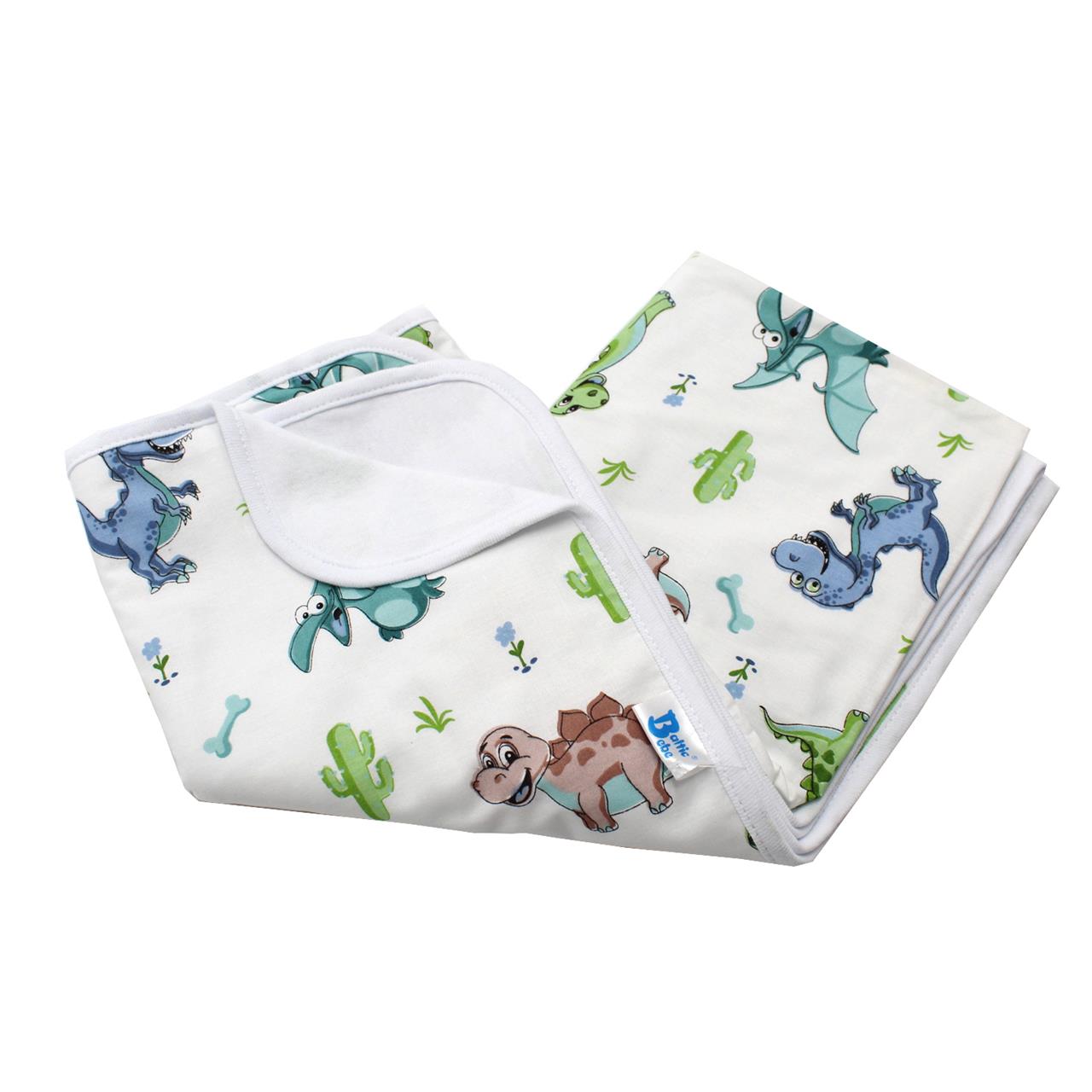 Poza Paturica Multicolor, Bumbac, 0 +, Dinozaur - BL497 [1]