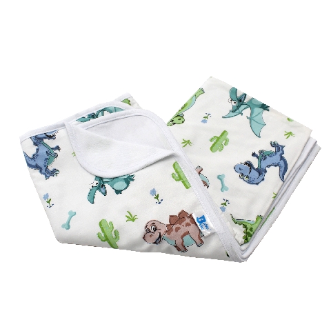 Poza Paturica Multicolor, Bumbac, 0 +, Dinozaur - BL497 [1]