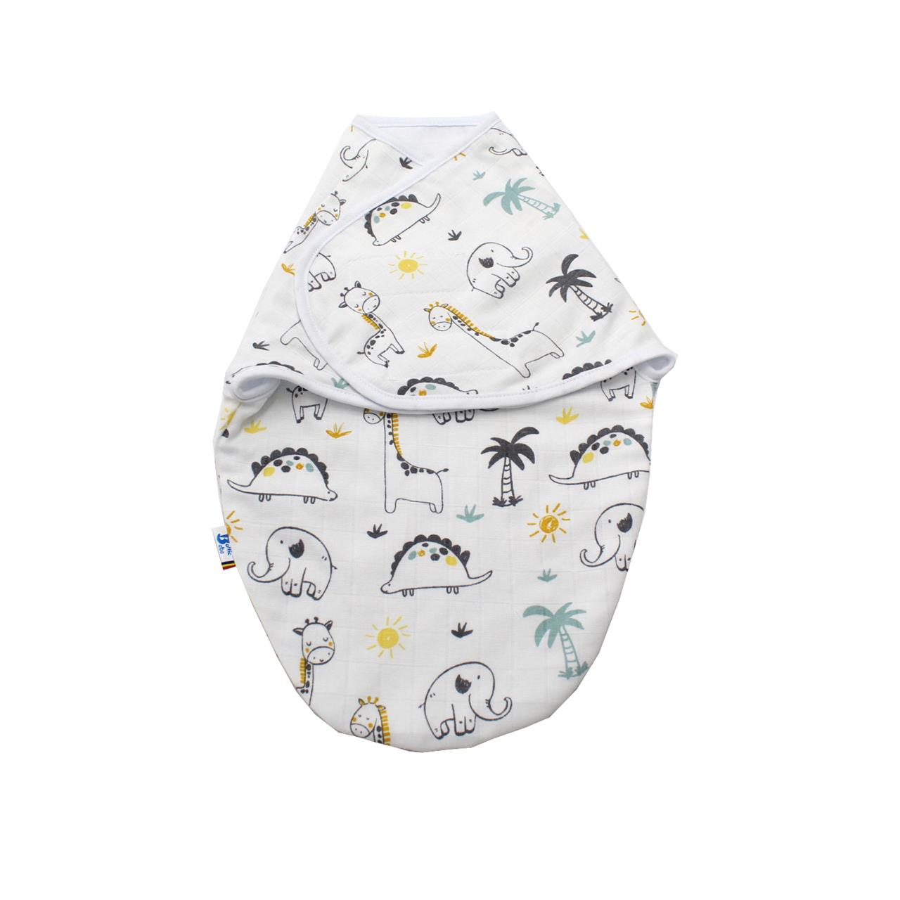 Poza Sistem Infasare Bumbac Muselina, Alb, Dragoni - BL507 [1]