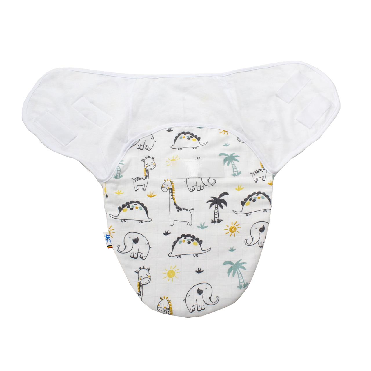 Poza Sistem Infasare Bumbac Muselina, Alb, Dragoni - BL507 [3]