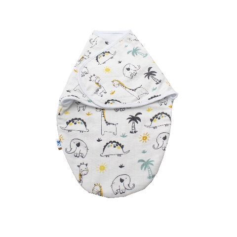 Poza Sistem Infasare Bumbac Muselina, Alb, Dragoni - BL507 [1]