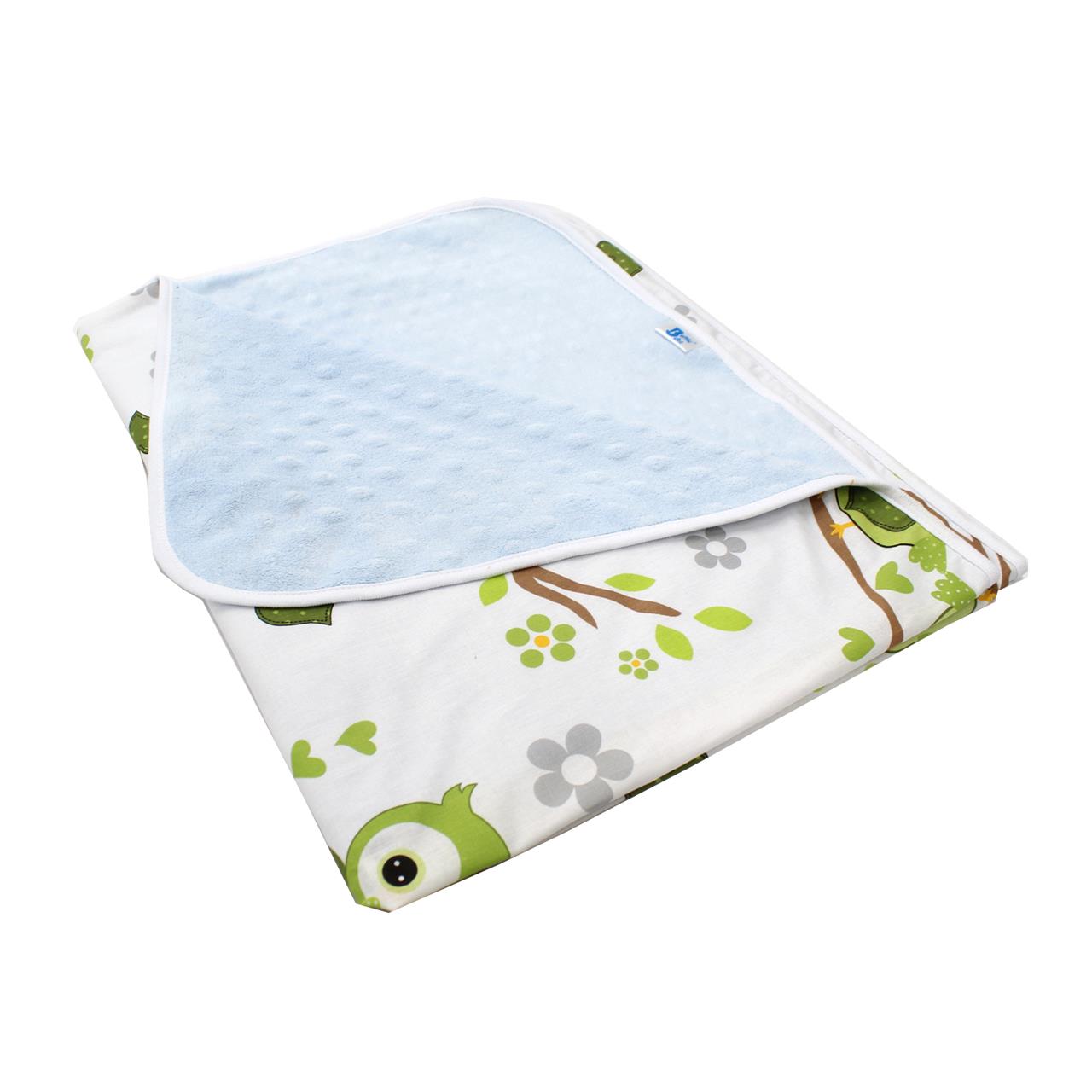 Poza Paturica Bleu, Poliester, 0 +, Bufnita Verde - BL541 [1]