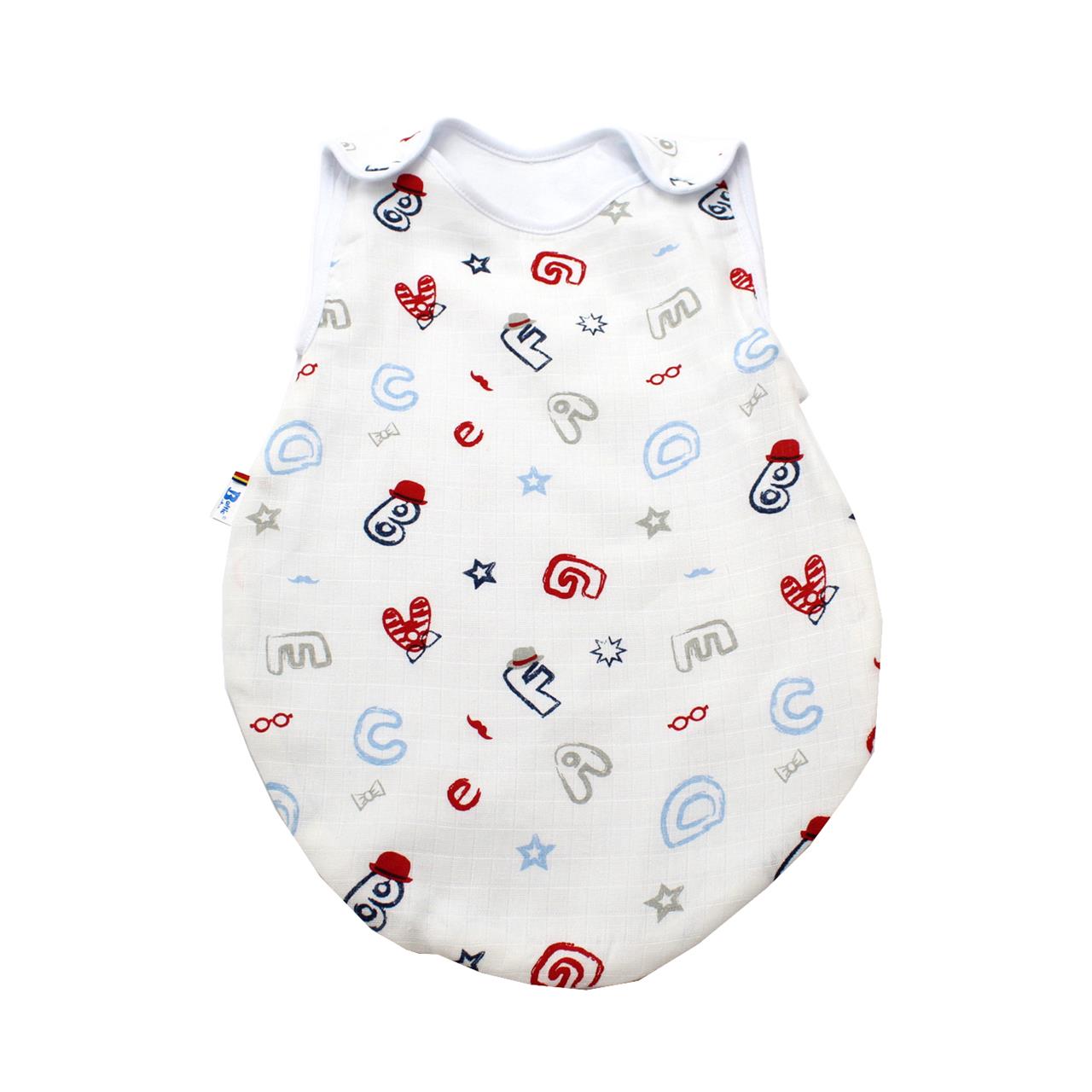 Poza Sac Dormit Alb, Bumbac, Litere - BL546 [1]