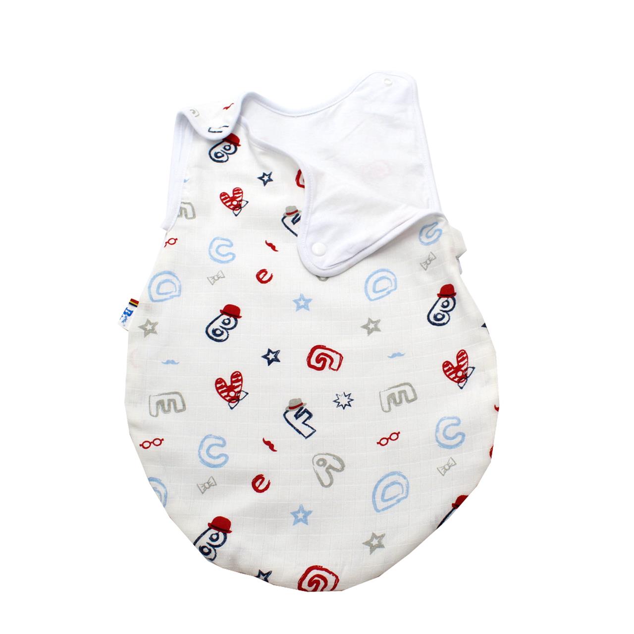 Poza Sac Dormit Alb, Bumbac, Litere - BL546 [2]