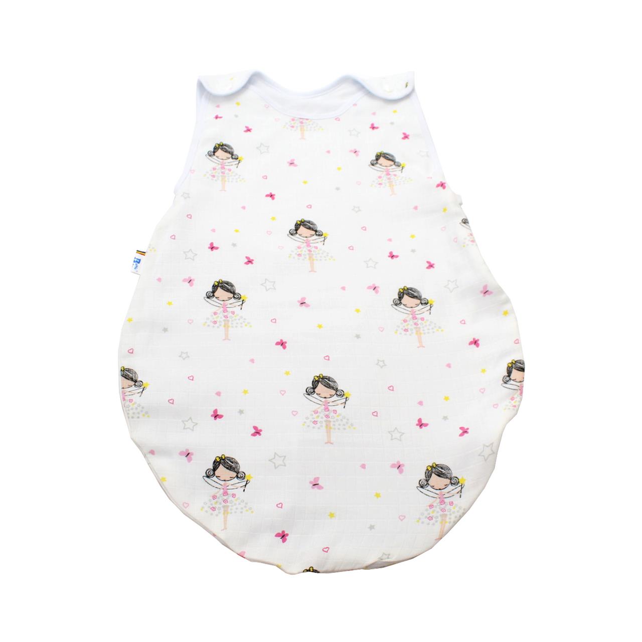 Poza Sac Dormit Alb, Bumbac, Printesa - BL548 [1]