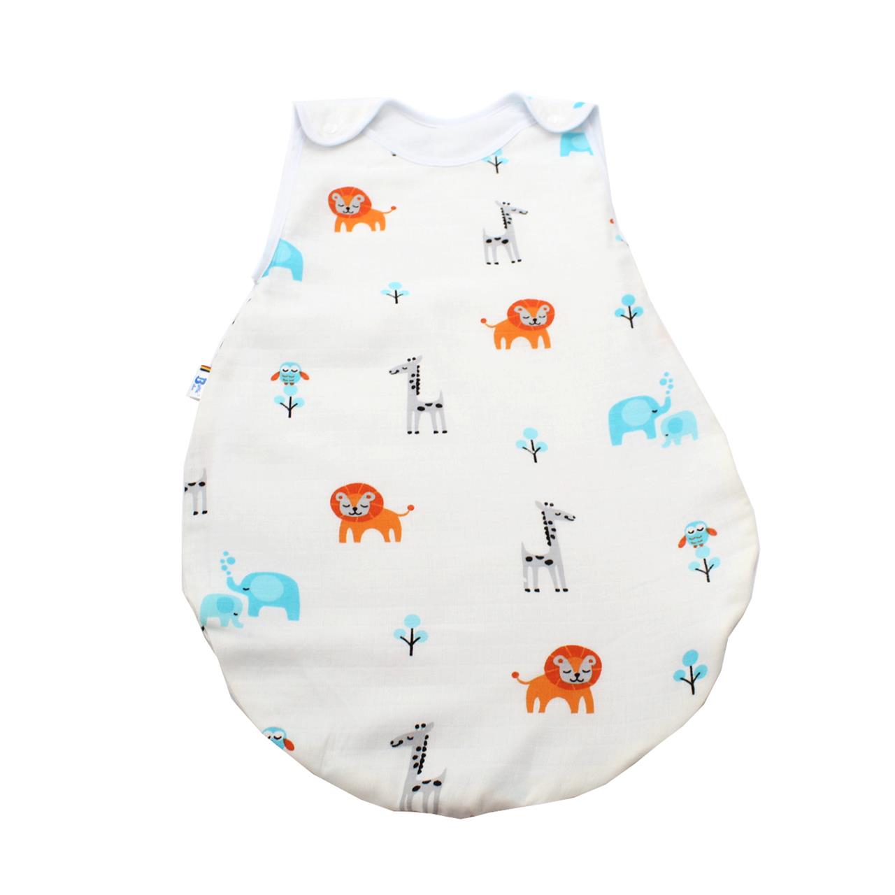 Poza Sac Dormit Alb, Bumbac, Animale - BL549 [1]