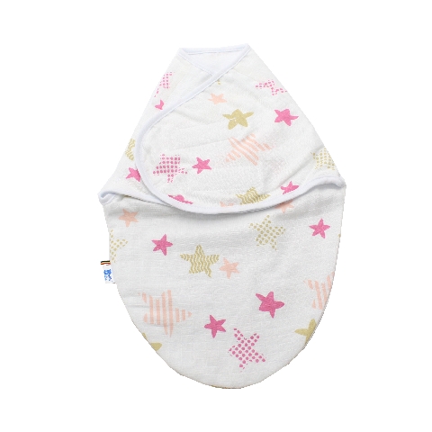 Poza Sistem Infasare Bumbac, Alb/Roz, Stars - BL559 [1]