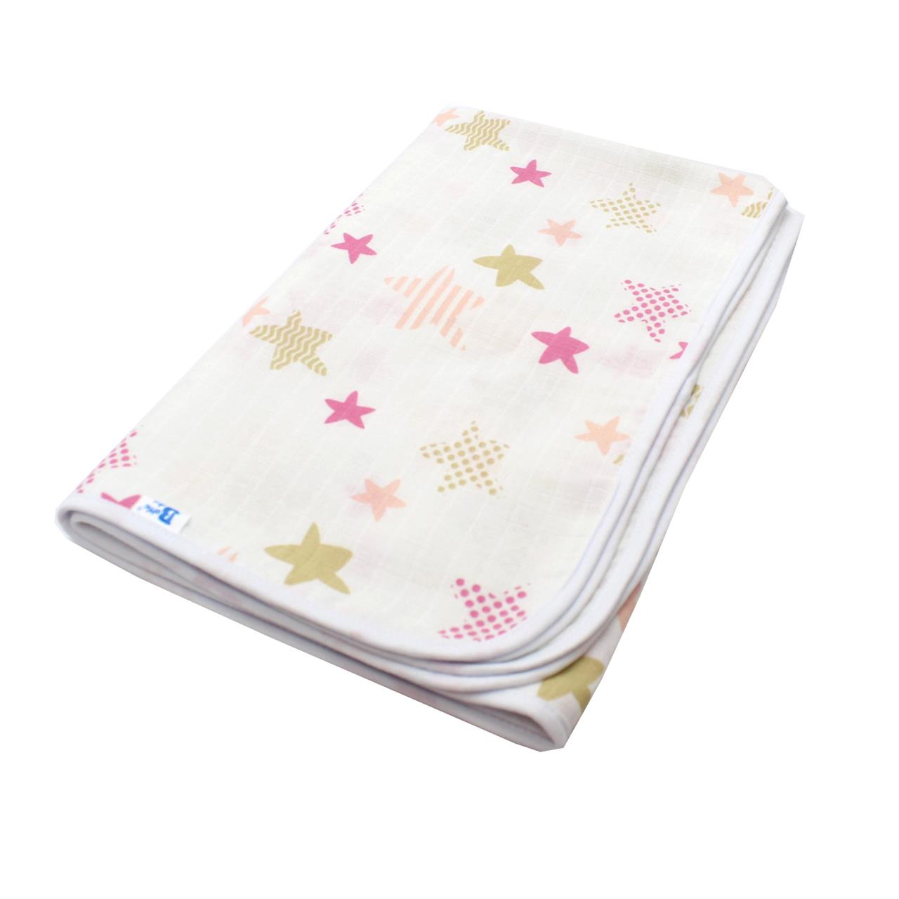 Poza Paturica Alb, Bumbac, 0 +, Stelute - BL564S [2]