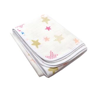 Poza Paturica Alb, Bumbac, 0 +, Stelute - BL564S [1]