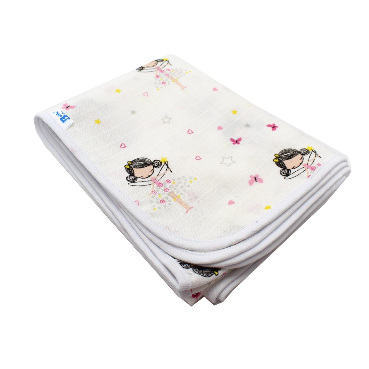 Poza Paturica Alb, Bumbac, 0 +, Printesa - BL565 [1]