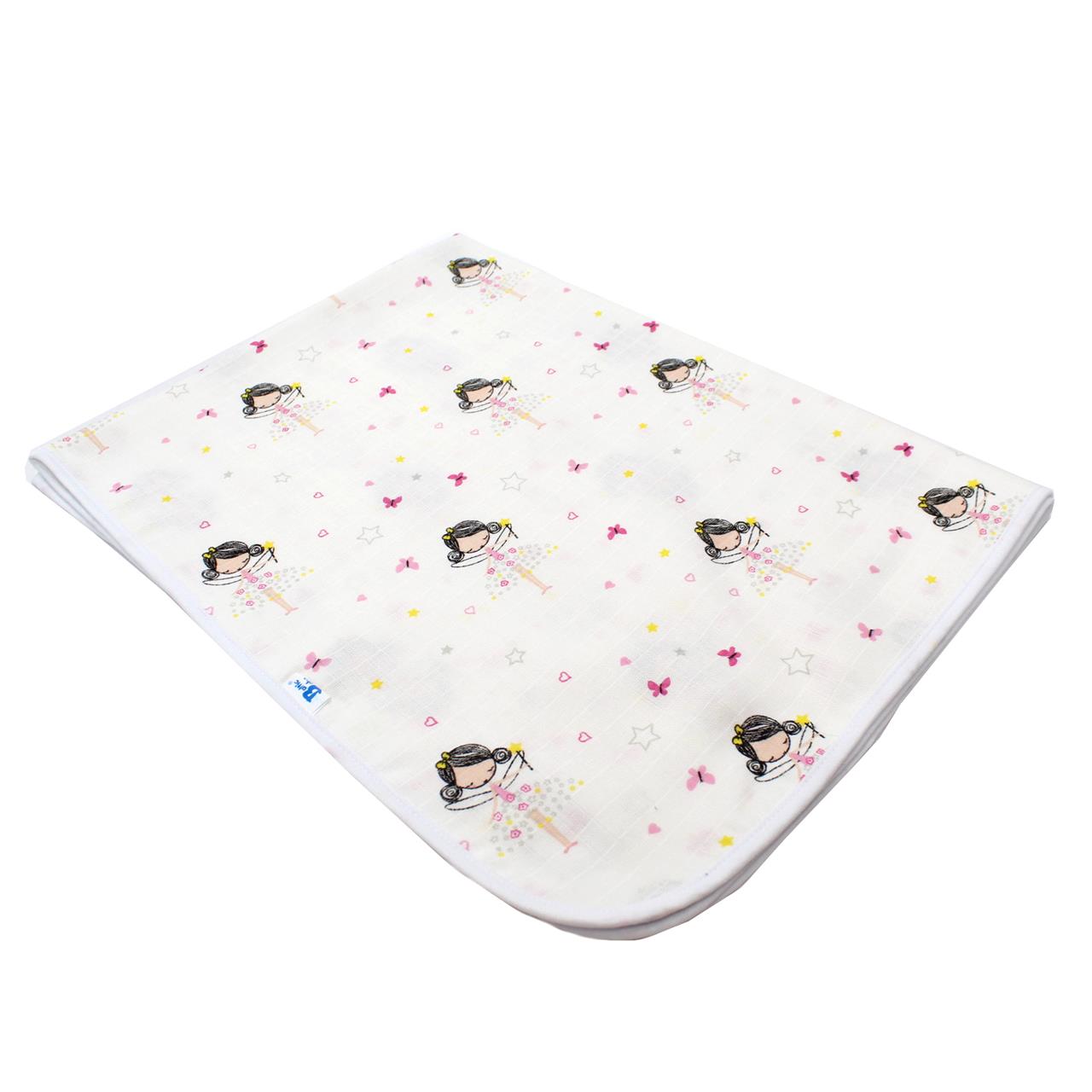 Poza Paturica Alb, Bumbac, 0 +, Printesa - BL565 [2]