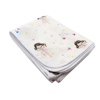 Poza Paturica Alb, Bumbac, 0 +, Printesa - BL565S [1]