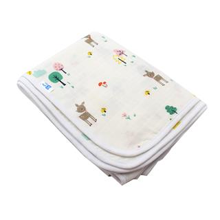 Poza Paturica Alb, Bumbac, 0 +, Caprioara - BL566 [1]