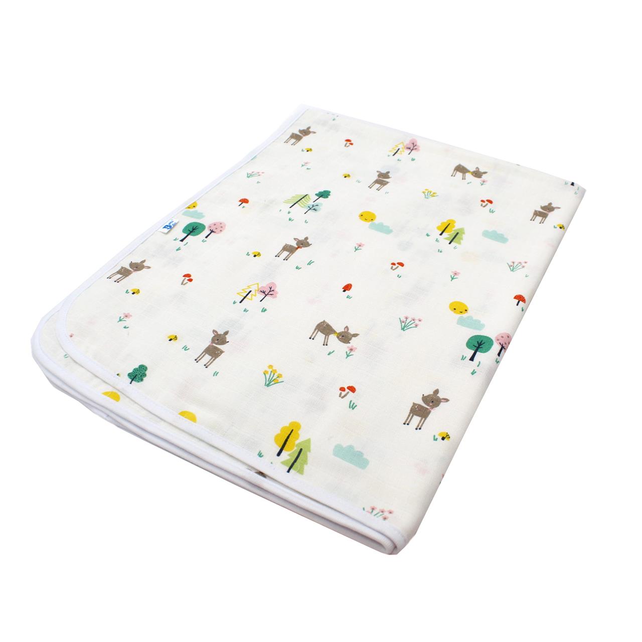 Poza Paturica Alb, Bumbac, 0 +, Caprioara - BL566S [3]